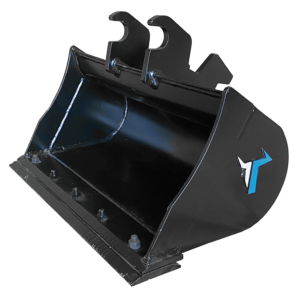 2 ton cleanup bucket - angle view